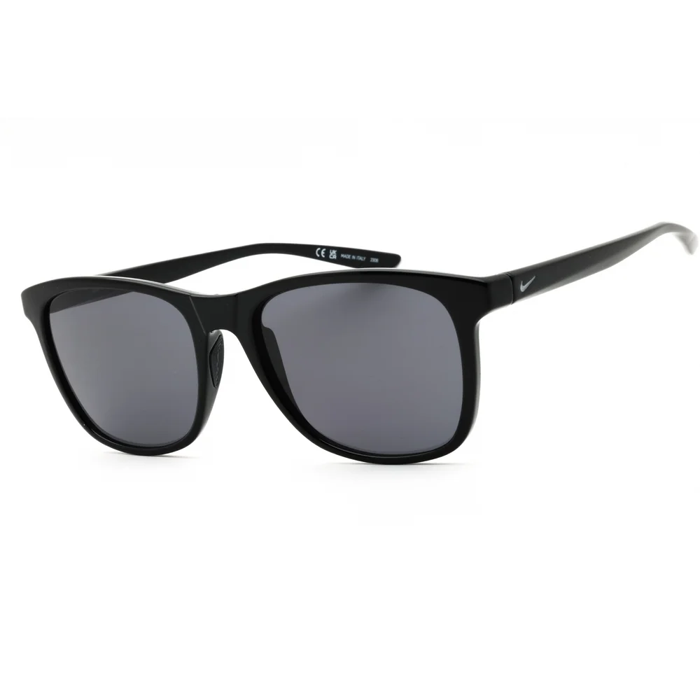 NWT Nike EV1199 Black Rectangle 55mm Sunglasses